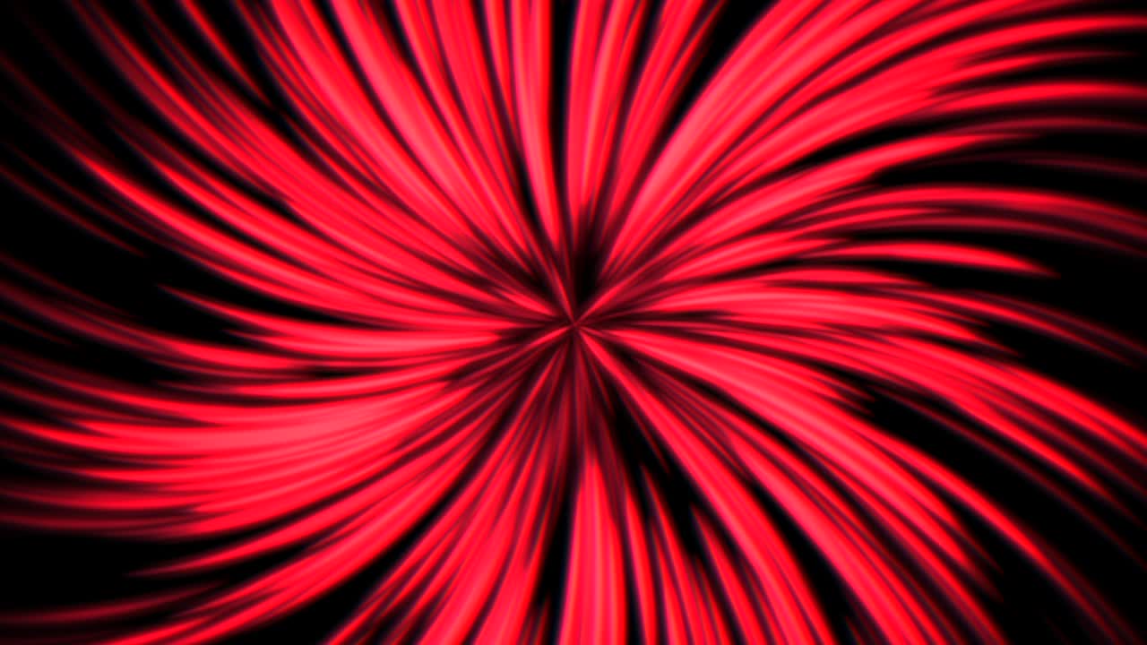 추상적인 빨간 선과 80년대 스타일