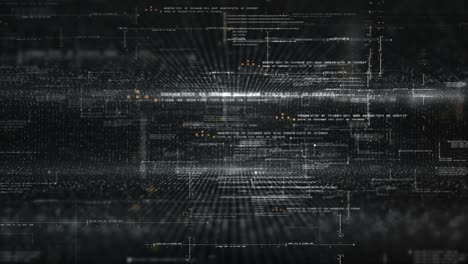redes neuronales de inteligencia artificial de cuadrícula de matriz holográfica - concepto de 5g