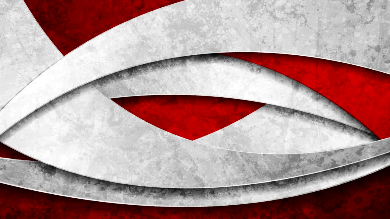 rojo brillante y gris ondas grunge fondo de movimiento abstracto