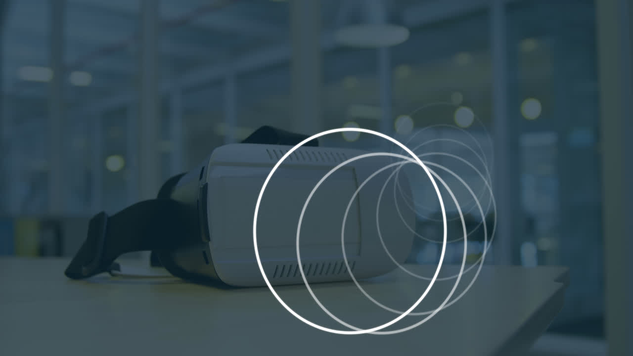 vr 헤드을 통해 스캔하는 스코프의 애니메이션