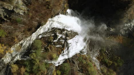 vista aérea de la cascada skjerfossen-1