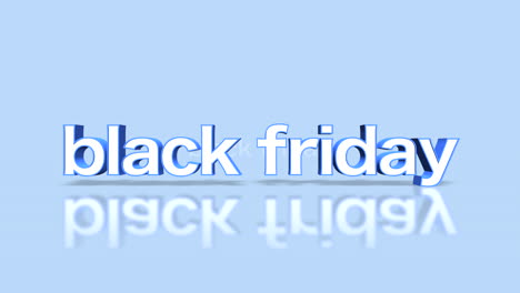 texto de viernes negro rodante en color degradado azul 1