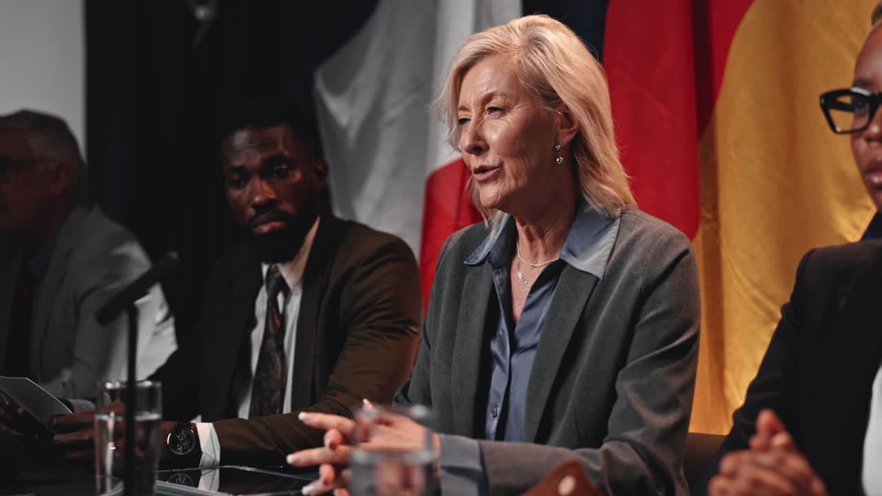 People at a Press Conference