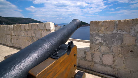 Historische-Mauer-Der-Altstadt-Von-Dubrovnik,-Kroatien.