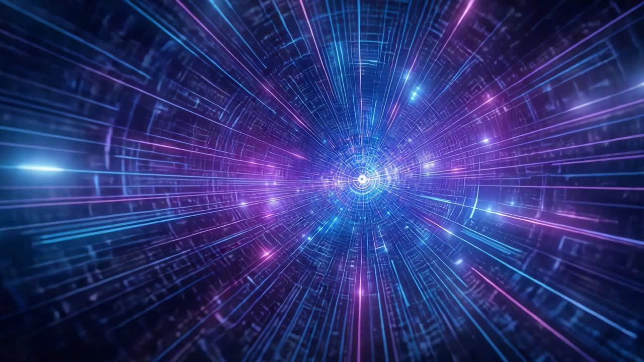 Futuristic Abstract Tunnel