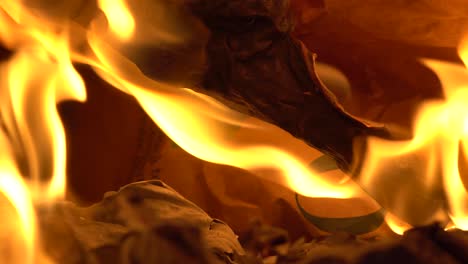 burning paper files and bills