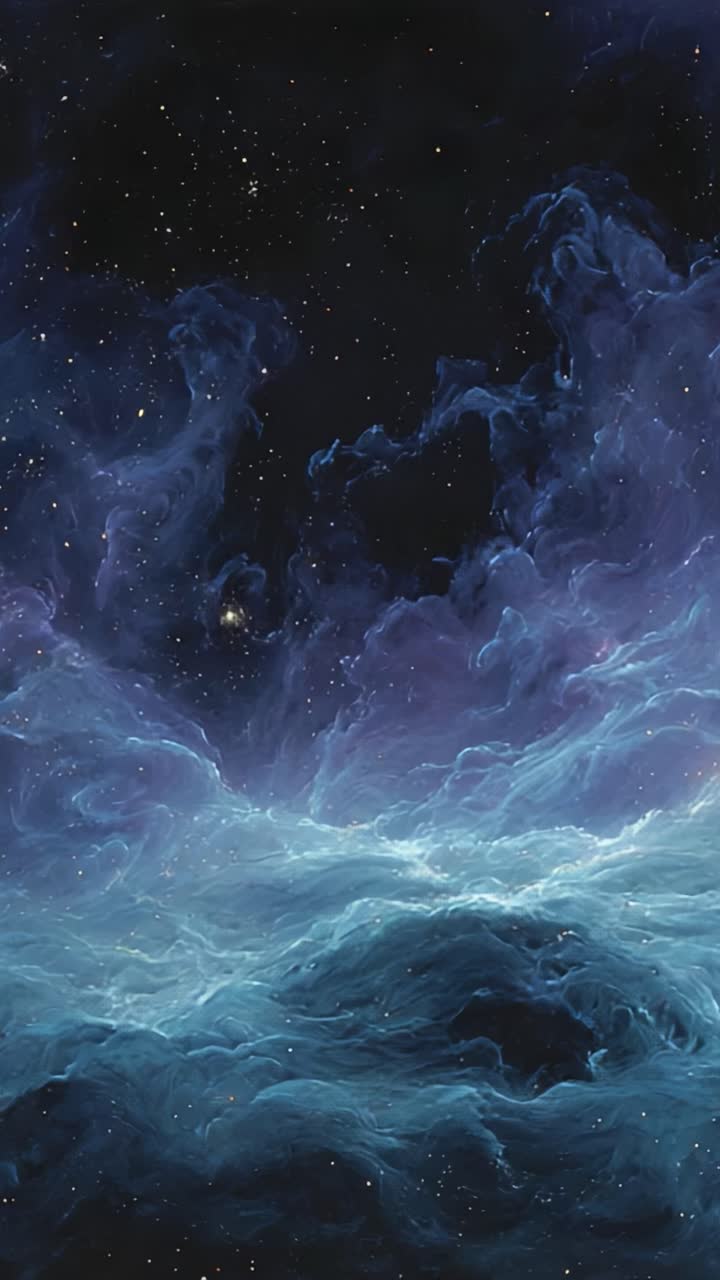 Celestial Dreamscape: A Stunning Depiction of Nebulae and Cosmic Clouds Set Against the Infinite Depths of Space, Highlighting the Beauty of the Universe