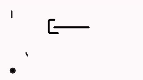 automated teller machine line icon animation with alpha