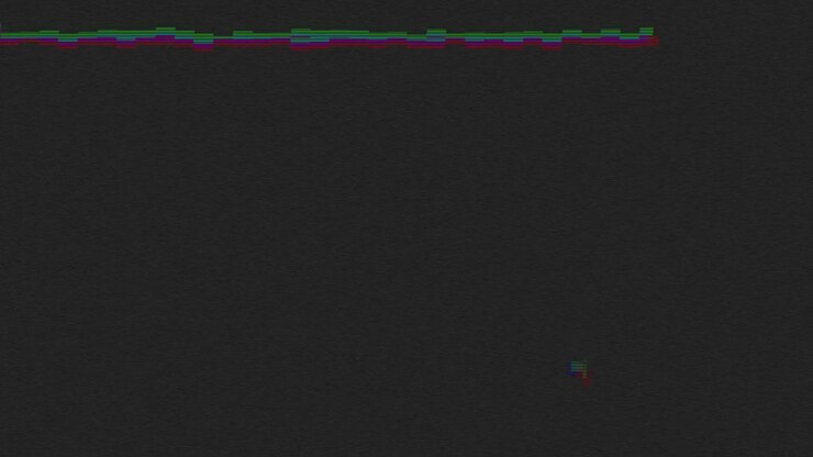 fehler und geräusche fernsehfehler mit artefakten auf schwarzer textur