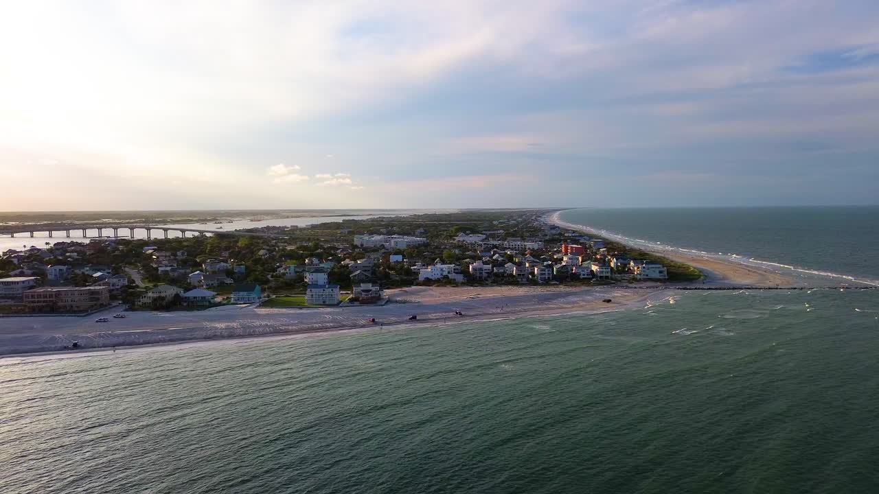 Uno splendido video con drone della penisola di Vilano Beach lungo St