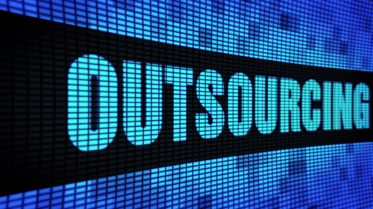 Outsourcing on a Digital Display