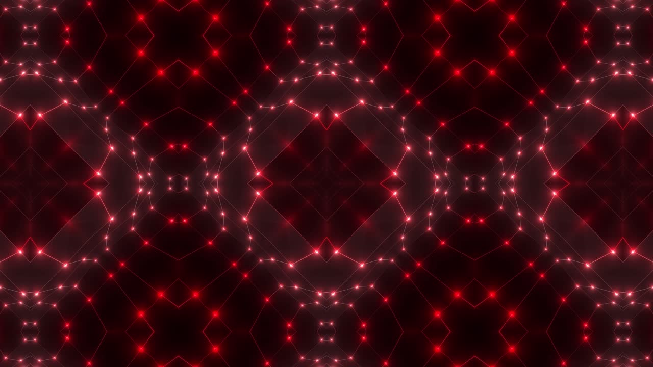 Red Light Kaleidoscope Pattern