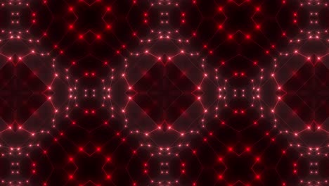 red light kaleidoscope pattern