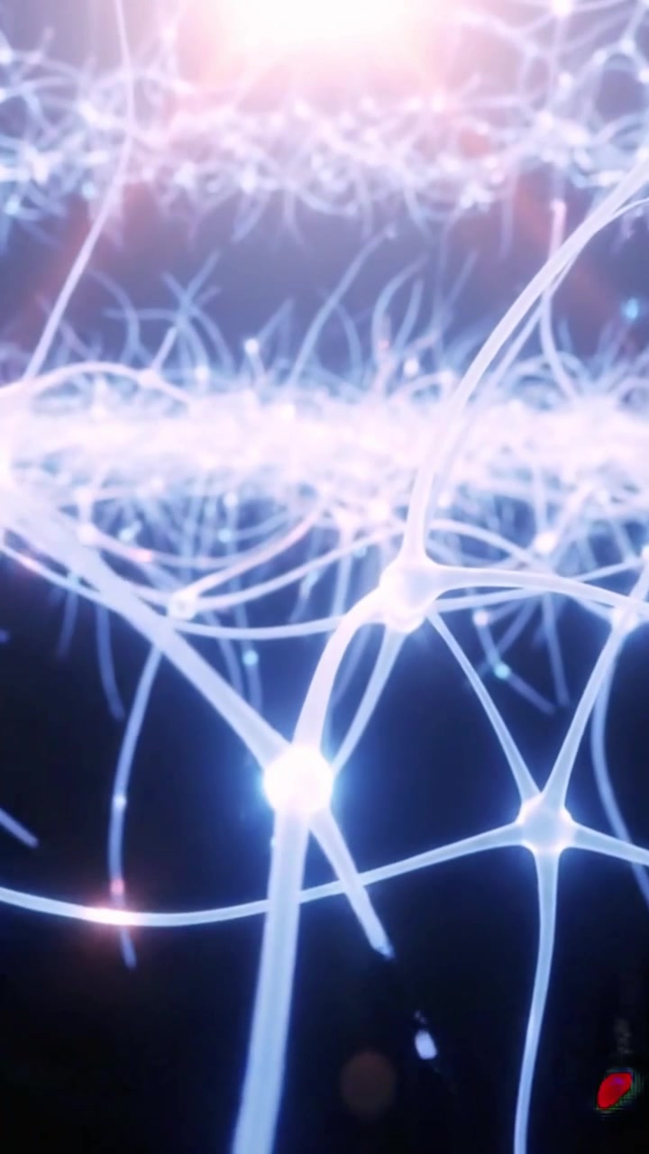 Abstract Animation of Neural Network Connections in Brain