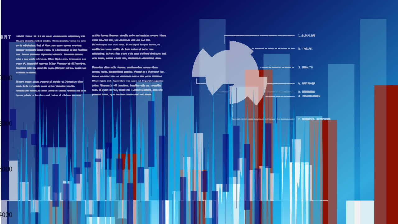 Animation of data processing and statistics recording