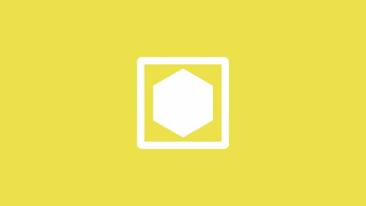 Simple wave icon hexagon Transitions. 1080p - 30 fps - Alpha Channel (1)