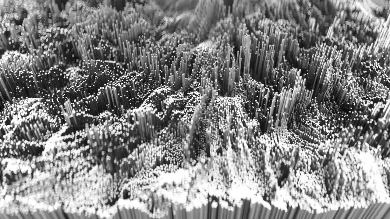 4K Abstract Topographic Waveform.