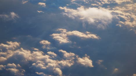 paisaje de nubes desde arriba