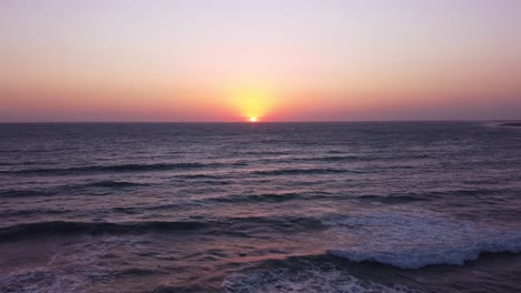 Fly-over-red-sea-in-sunset-time-the-ocean-sunset-panoramic-view-beach-resort-in-Saudi-arabia-nature-landscape-tourist-attraction-arabian-culture-tasty-local-food-and-native-people-hospitality-concept