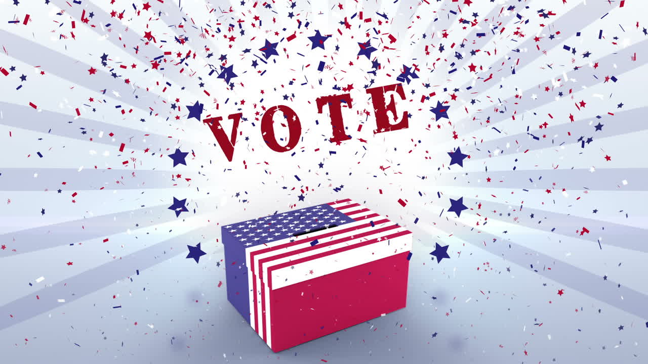 미국 선거의 비디오