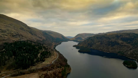 witness the breathtaking beauty of the cumbrian countryside in a stunning video, capturing thirlmere lake and the mysterious majesty of the surrounding mountains