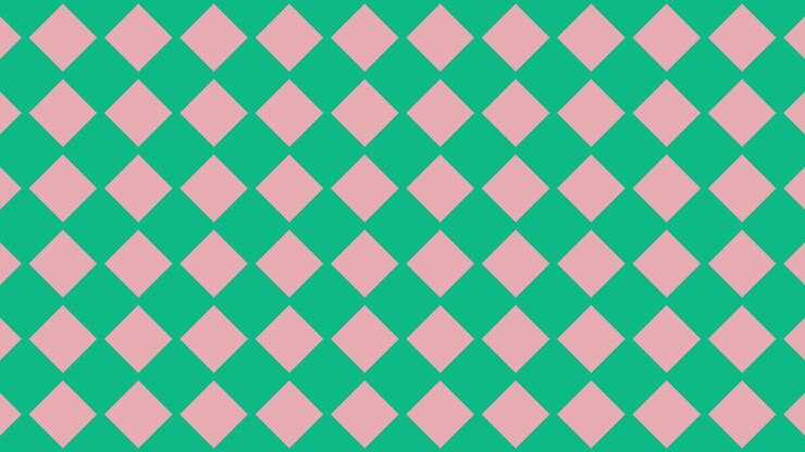 Geometric multicolor pattern with animated tiles. Abstract shapes in minimal dynamic mosaic. Motion graphic background in a flat design