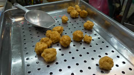 deep-fried-shrimp-ball-cake-Asian-Chinese-recipe-at-street-market-for-sale