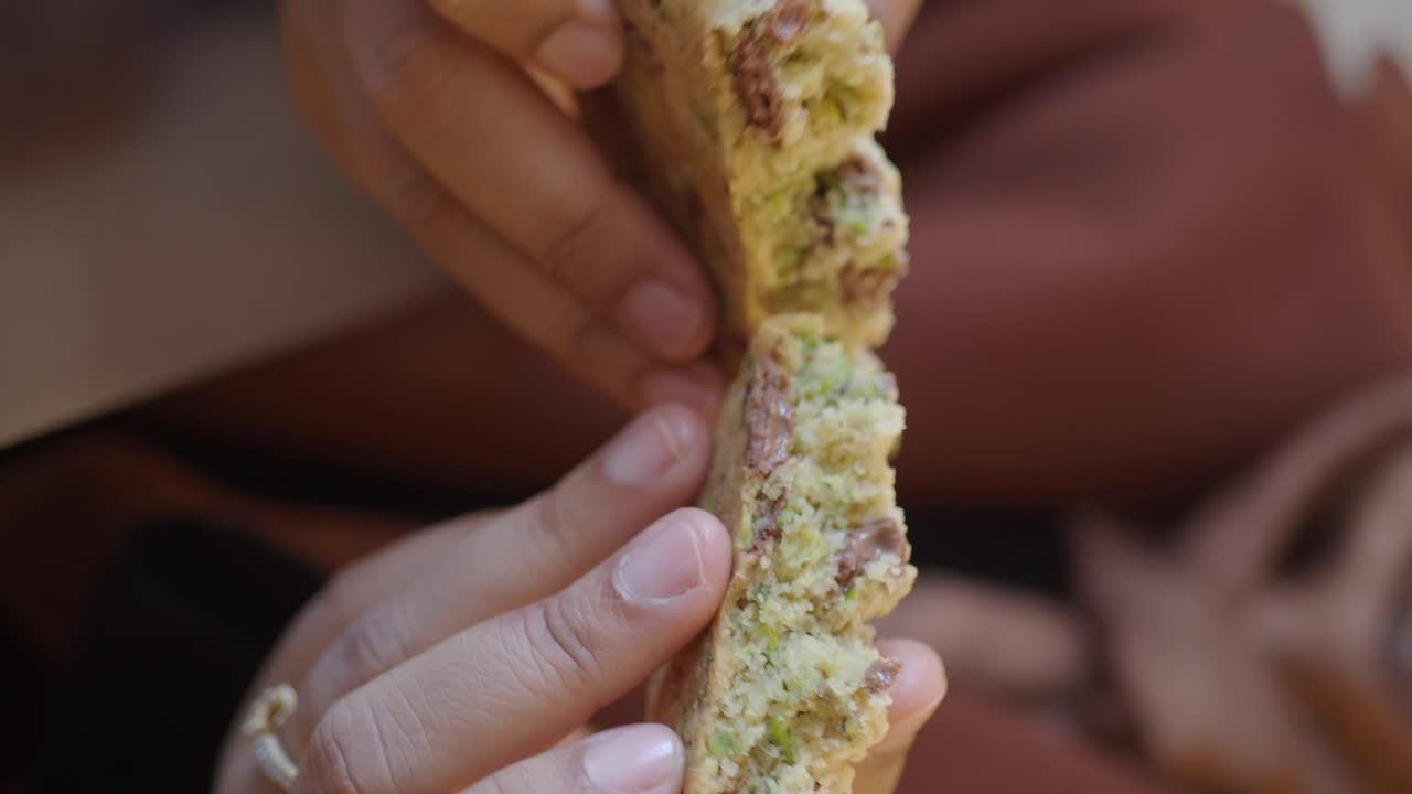 Sharing Chocolate Chip Pistachio Cookies