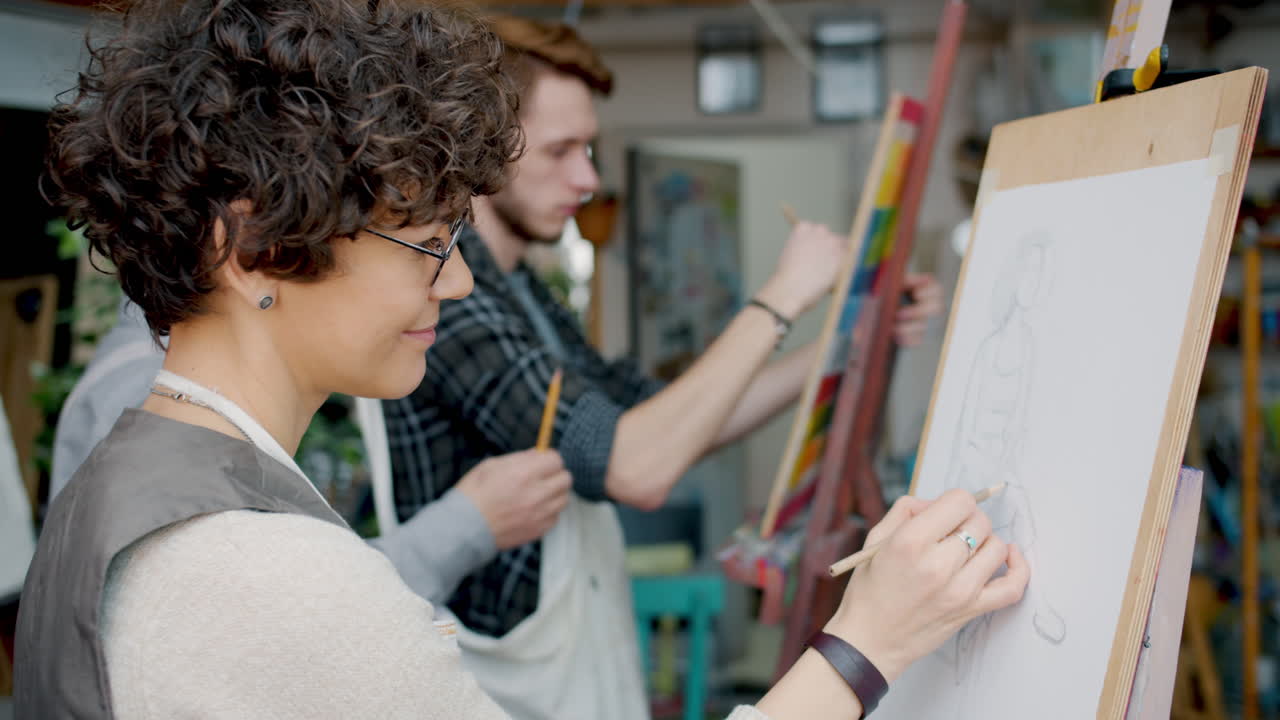 Art Students in Class