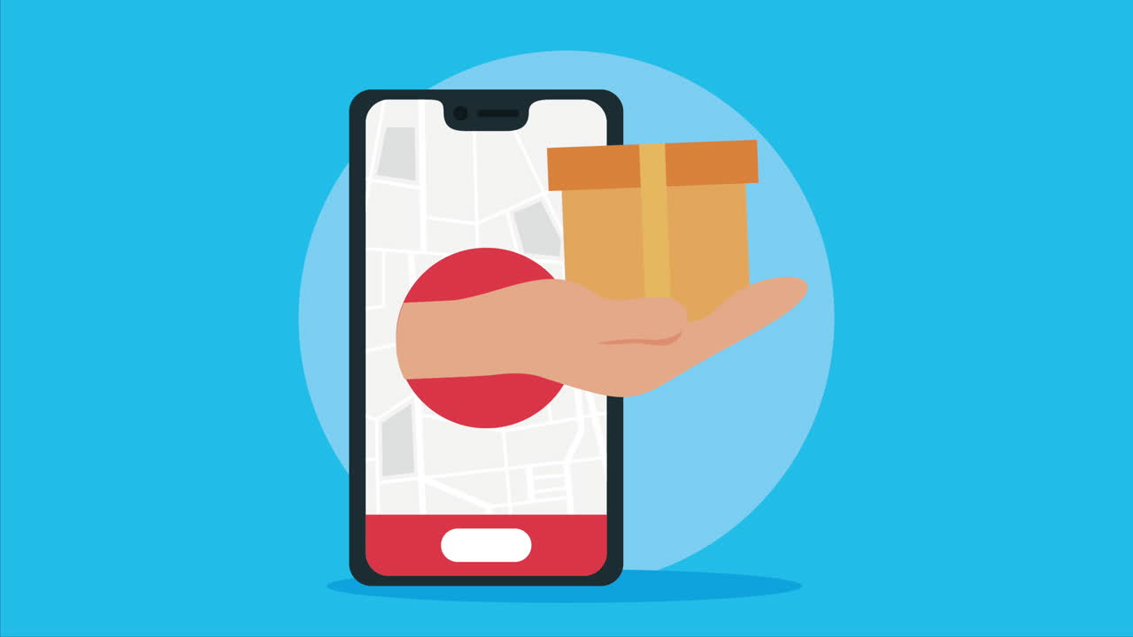 aplicativo de smartphone para rastreamento de entregas