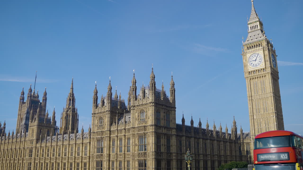 Houses of Parliament and Big Ben in London