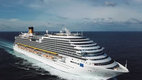 costa diadema cruise ship at sea