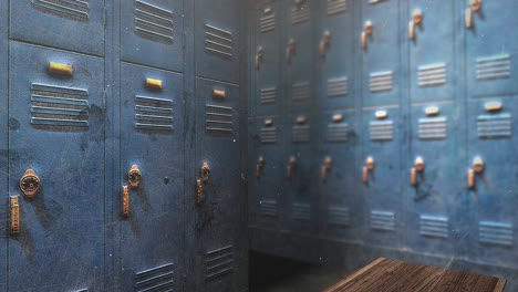 school locker room