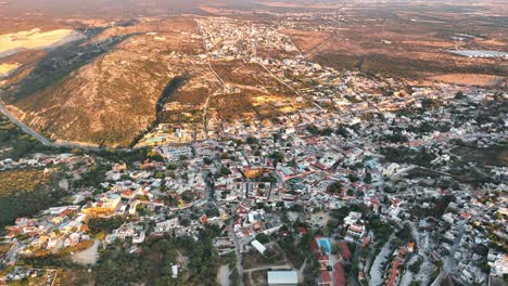 Town-of-san-sebastian-de-bernal-from-the-air