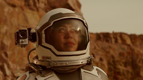 astronauta en marte