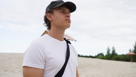 lifeguard at the beach