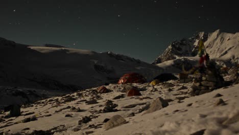 Tents-at-basecamp-as-moon-sets-camp-goes-dark