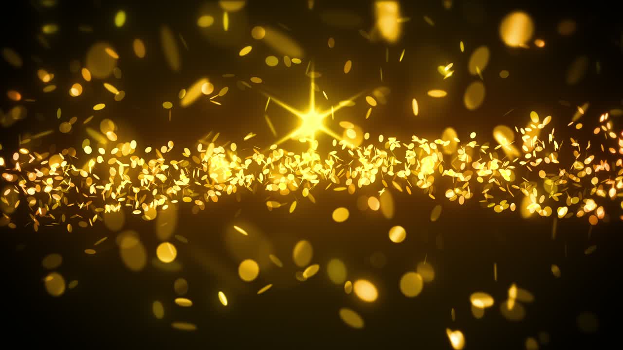 움직이는 불빛, 초점을 잃은 반사, 루프 가능한 보케 배경