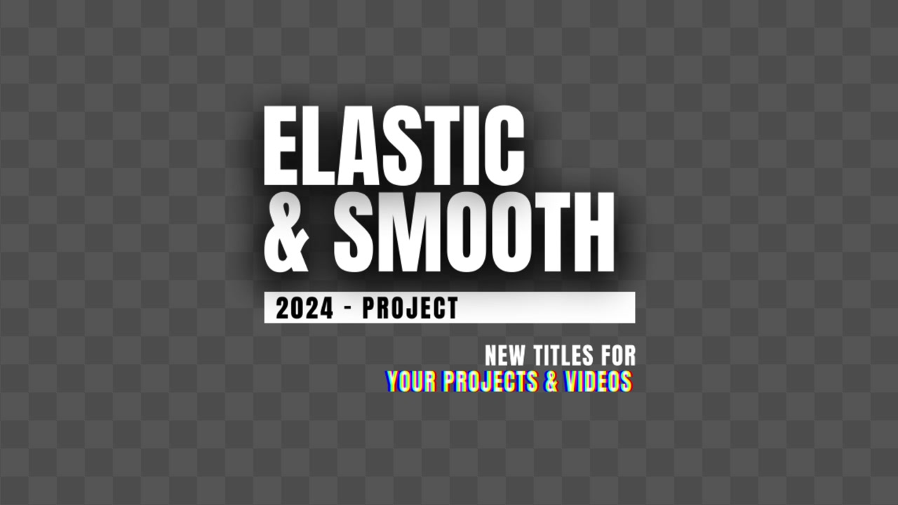 Animazione testo rimbalzante 06 Adobe Premiere Pro 2023 Risoluzione 3840×2160 versione RGB inclusa.