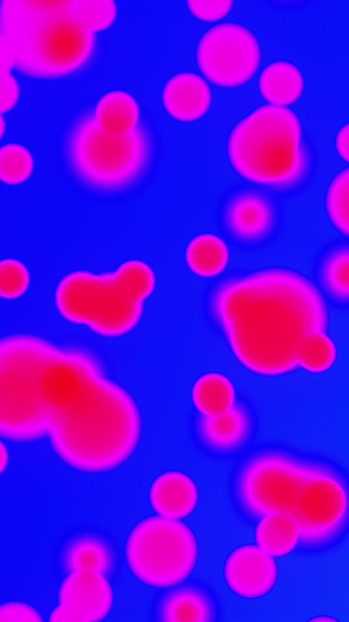 Abstract Pink and Blue Shapes