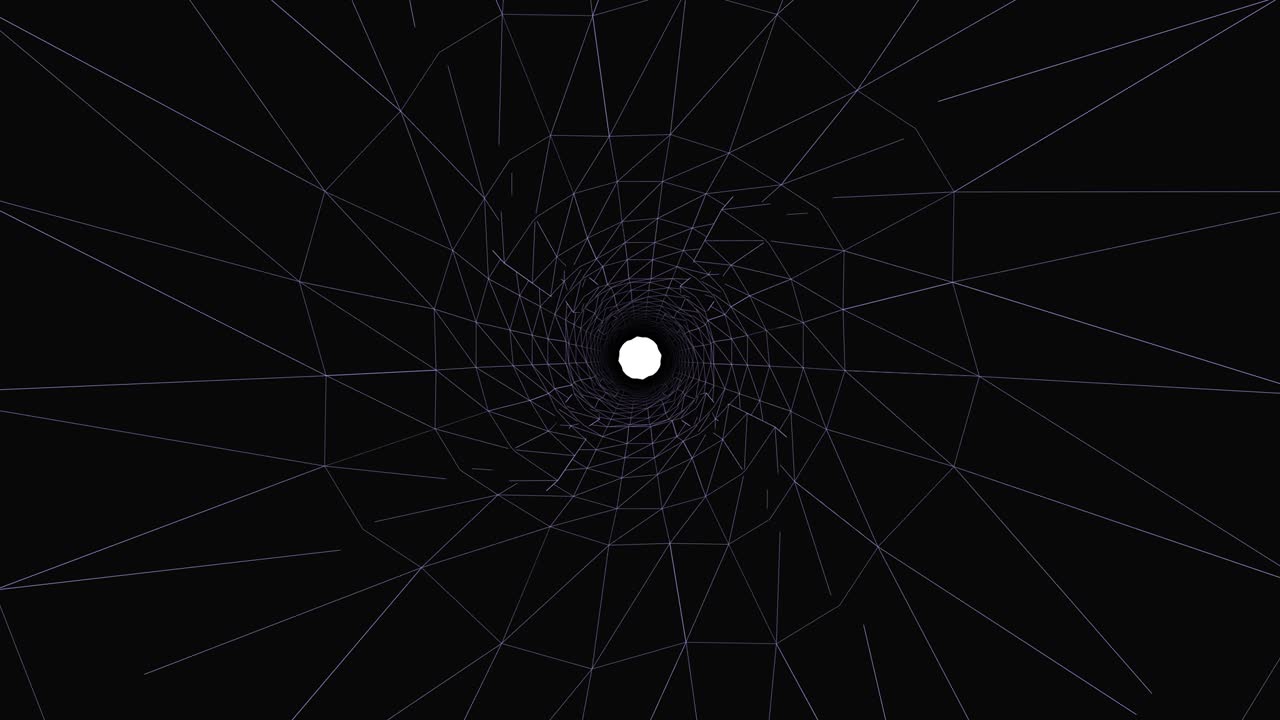 túnel sin costuras en el marco de alambre.