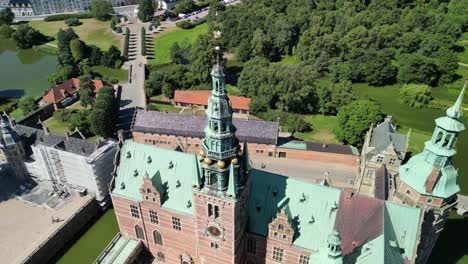 Castillo-De-Frederiksborg-Dinamarca-Torre-Del-Reloj-Pan