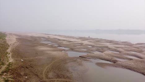 Ufer-Des-Flusses-Gange-In-Uttar-Prades