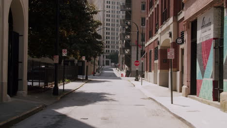 empty city alleyway