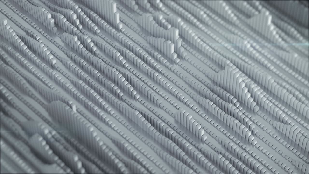 전자기파의  그래프 (seamless loop 3d 렌더링 애니메이션)