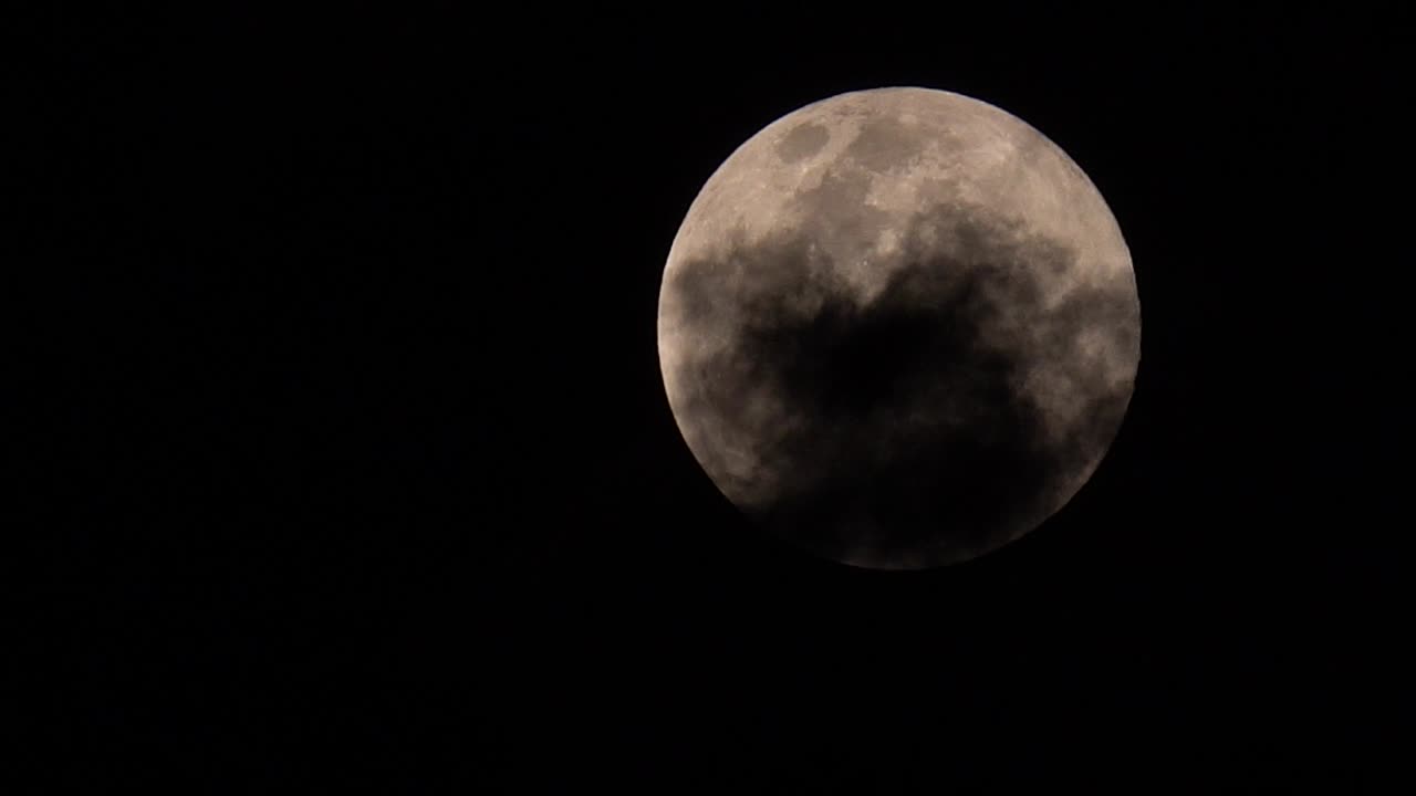 Super Full Moon February 19 2019, 4K