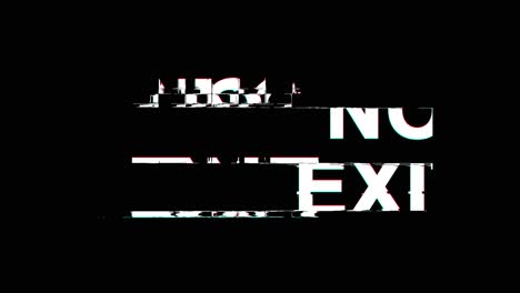 No Exit Sign