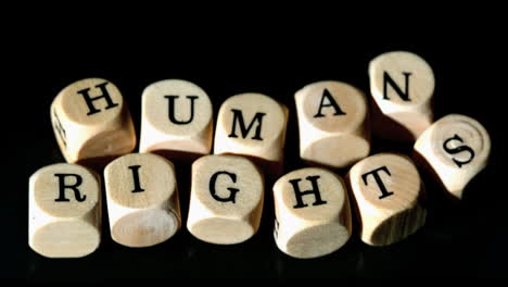 human rights dice coming together