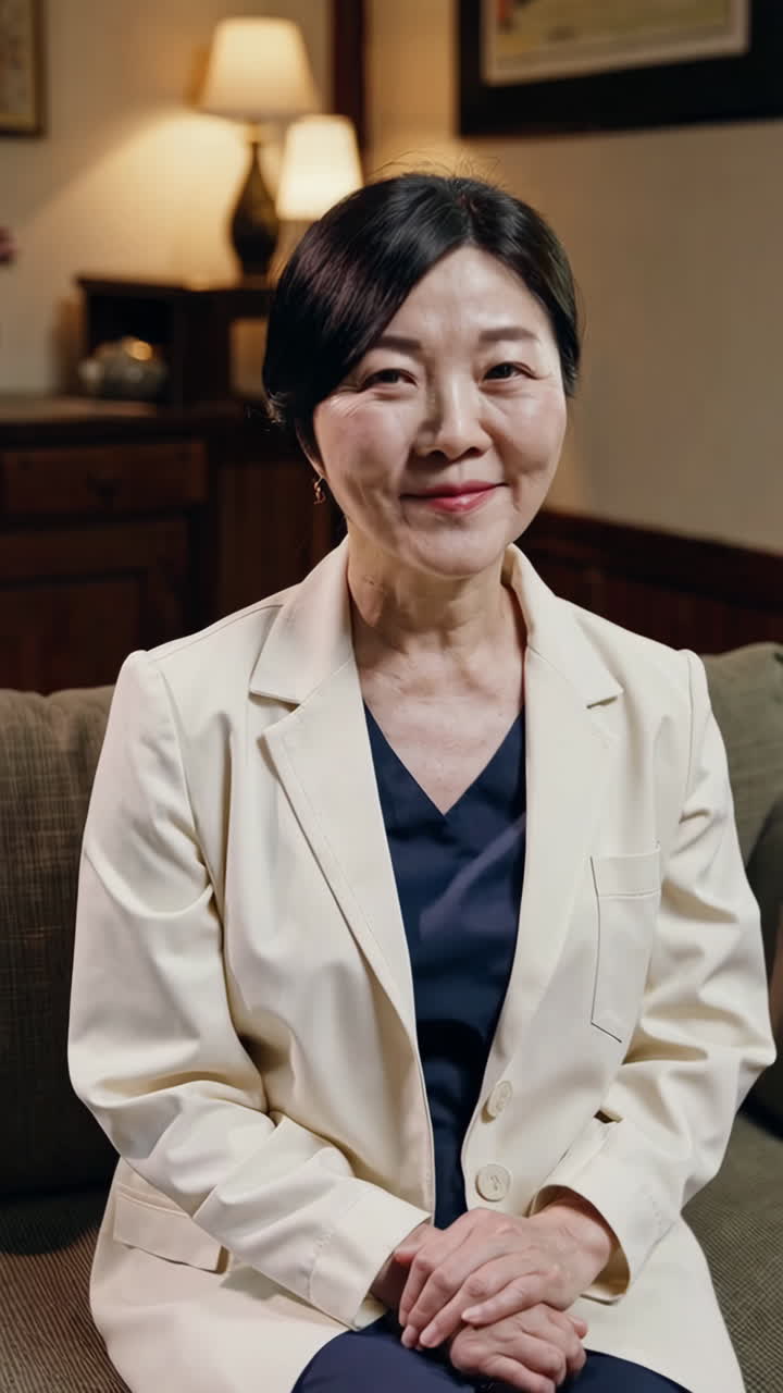 Portrait of a Woman in a Professional Setting