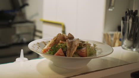 cooking stir fry in a wok